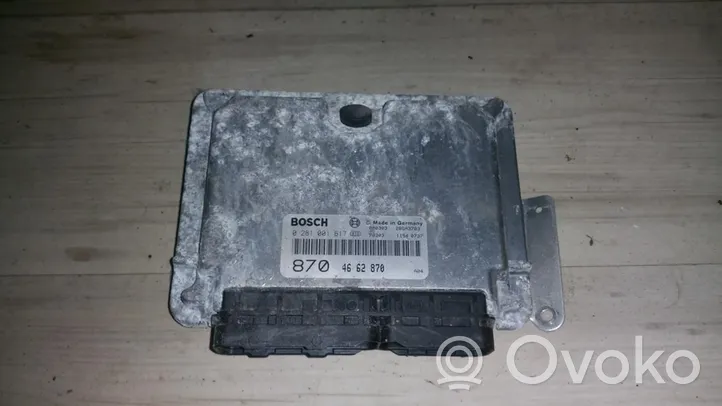 Saab 9-3 Ver1 Sterownik / Moduł ECU 0281001617