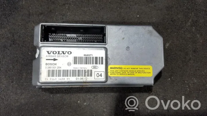 Volvo V70 Sensore d’urto/d'impatto apertura airbag 0285001254