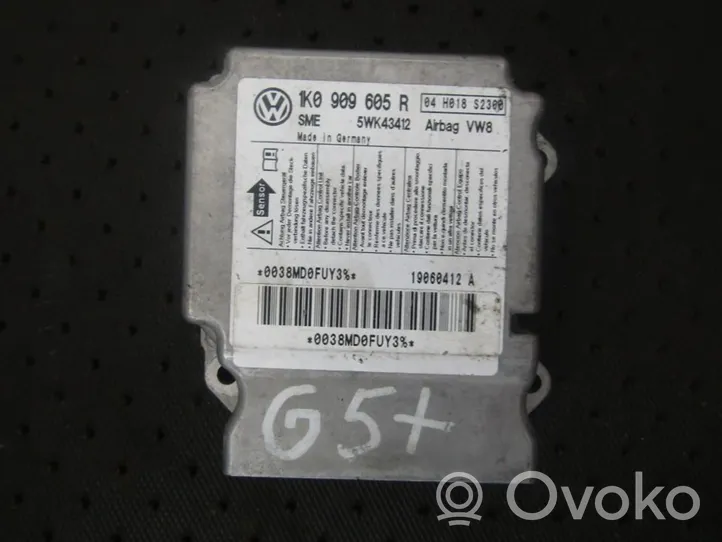 Volkswagen Golf VI Sterownik / Moduł Airbag 1k0909605r