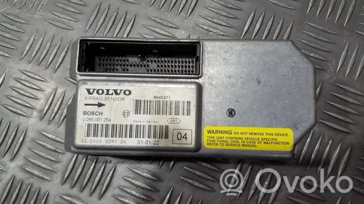 Volvo S70  V70  V70 XC Turvatyynyn ohjainlaite/moduuli 0285001254