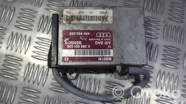 Audi 80 90 S2 B4 Centralina/modulo airbag 0285001036