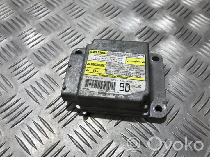Chevrolet Matiz Airbag control unit/module 96801134