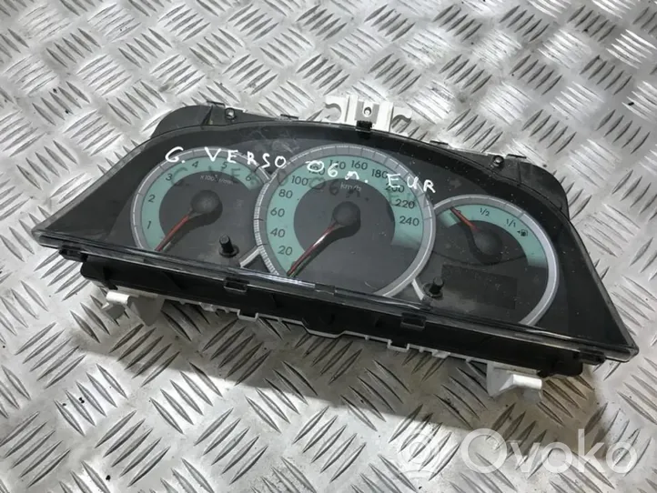 Toyota Corolla Verso AR10 Compteur de vitesse tableau de bord 838000f090