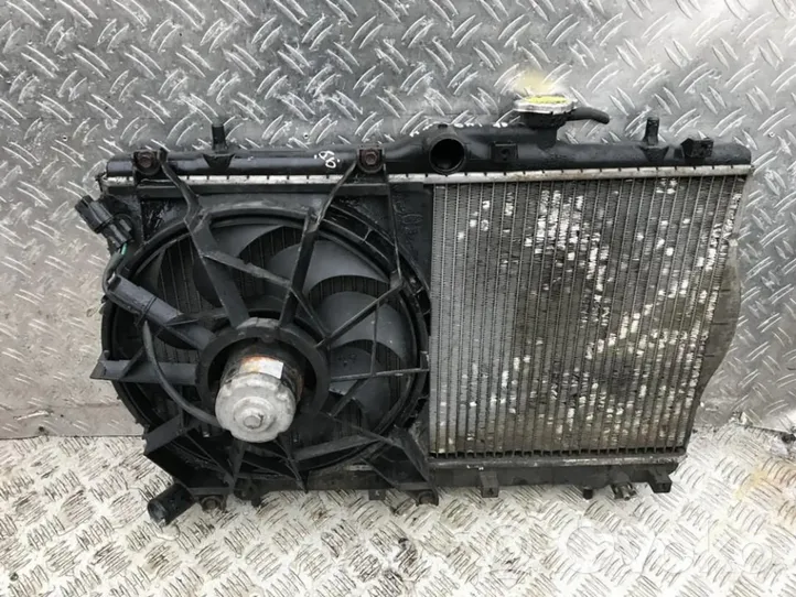 Hyundai Accent Radiator cooling fan shroud 