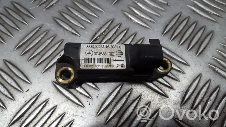 Mercedes-Benz Vaneo W414 Sensor impacto/accidente para activar Airbag 4148200026