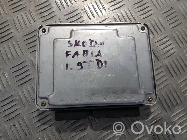 Skoda Fabia Mk1 (6Y) Sterownik / Moduł ECU 038906019AF