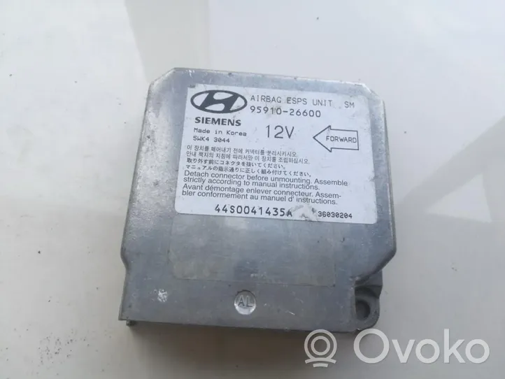 Hyundai Santa Fe Oro pagalvių valdymo blokas 9591026600