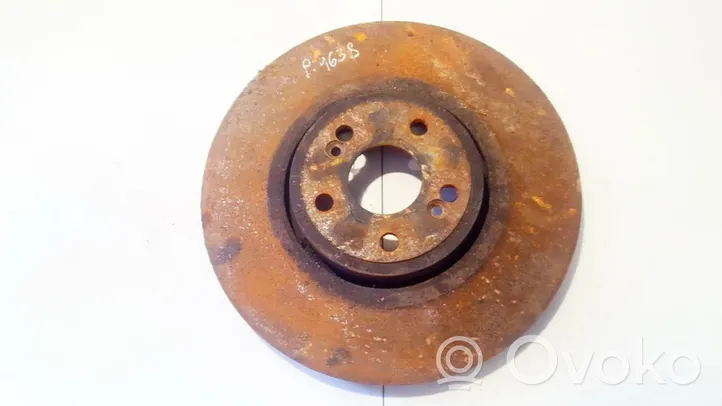 Daihatsu Cuore Front brake disc ventiliuojamas