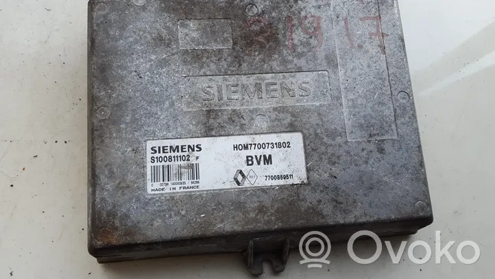 Renault 19 Sterownik / Moduł ECU h0m7700731802