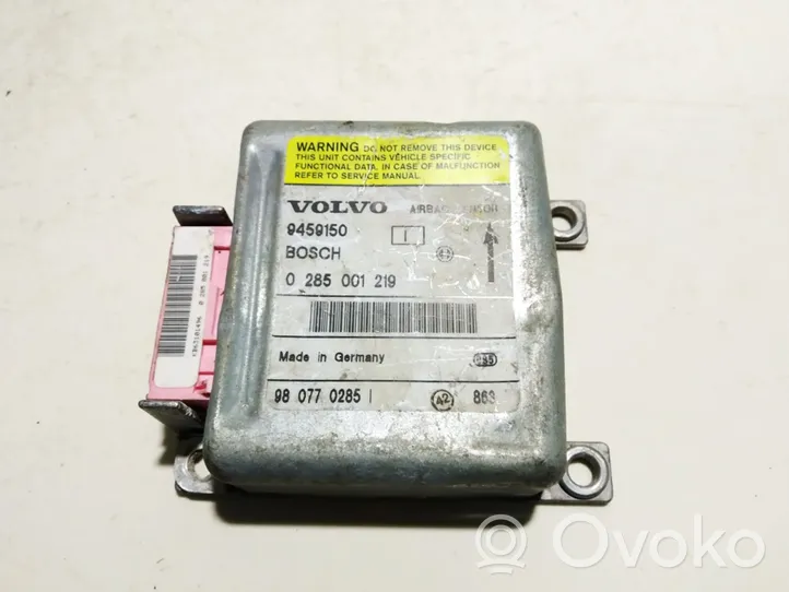 Volvo S70  V70  V70 XC Unidad de control/módulo del Airbag 9459150