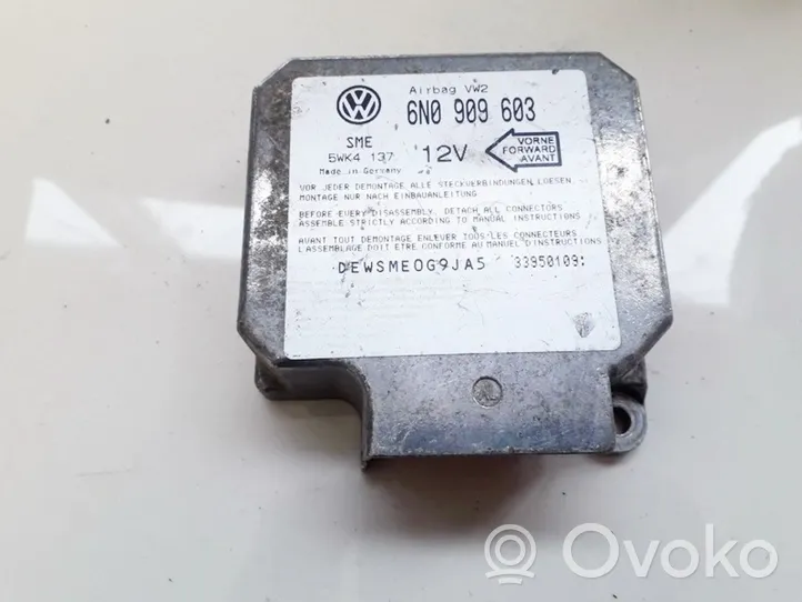 Volkswagen Sharan Sterownik / Moduł Airbag 6n0909603