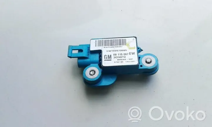 Opel Corsa C Airbagsensor Crashsensor Drucksensor 343149712