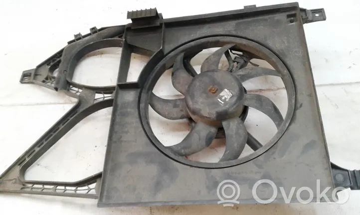 Opel Corsa C Radiator cooling fan shroud 24445189