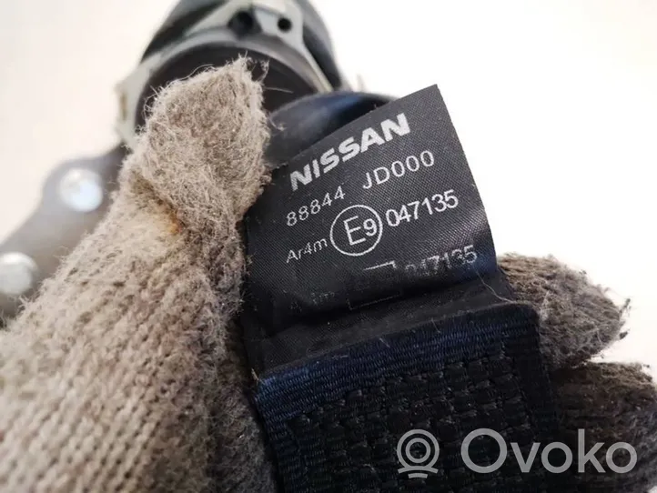 Nissan Qashqai Takaistuimen turvavyö 88844jd000