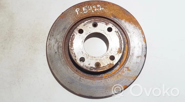 Citroen C3 Front brake disc neventiliuojamas