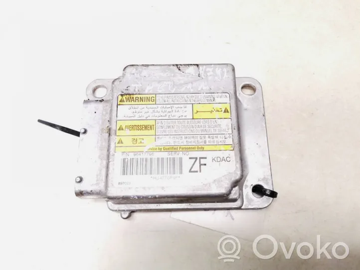 Chevrolet Tacuma Airbag control unit/module 96417796