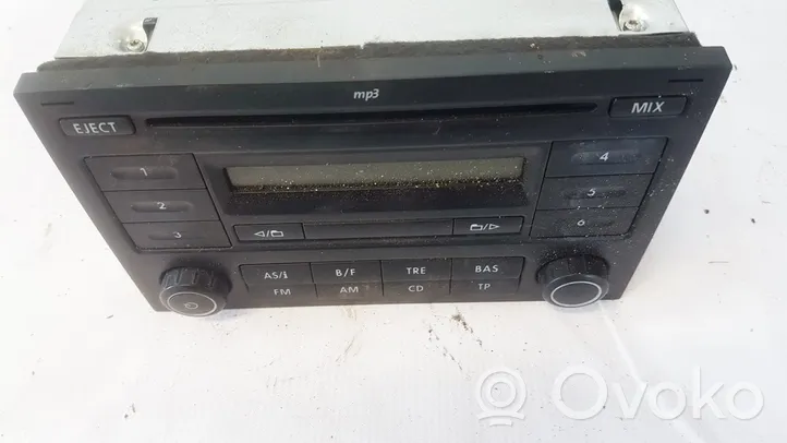 Volkswagen Fox Radio/CD/DVD/GPS-pääyksikkö 5Z0035152E