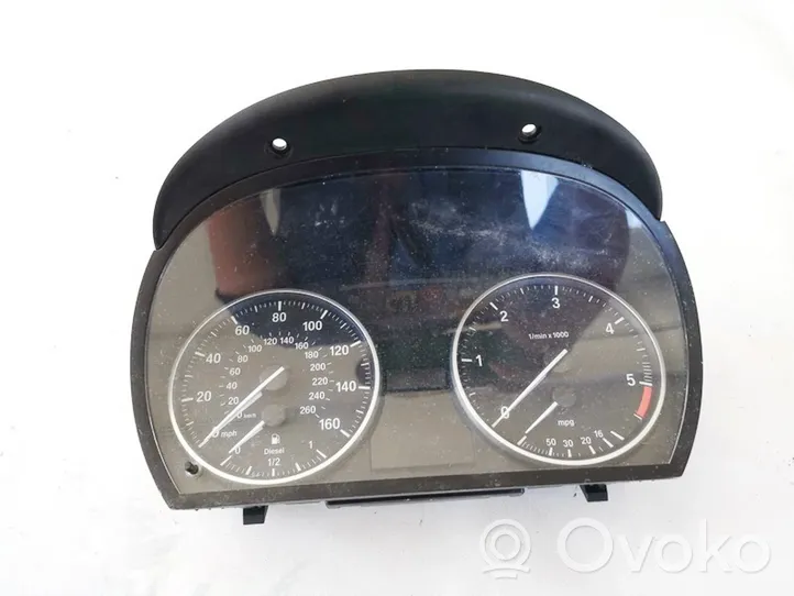 BMW 3 E90 E91 Speedometer (instrument cluster) 918734501