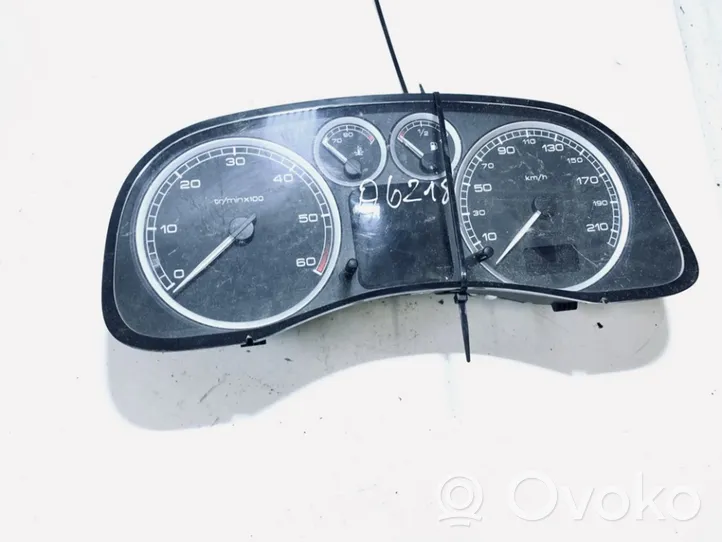 Peugeot 307 Spidometras (prietaisų skydelis) p9636708880