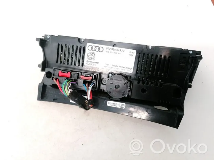 Audi A4 S4 B8 8K Climate control unit 8T2820043AF