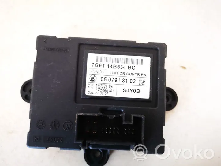 Ford Mondeo MK IV Durų elektronikos valdymo blokas 7g9t14b534bc