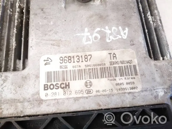 Chevrolet Captiva Sterownik / Moduł ECU 96813187