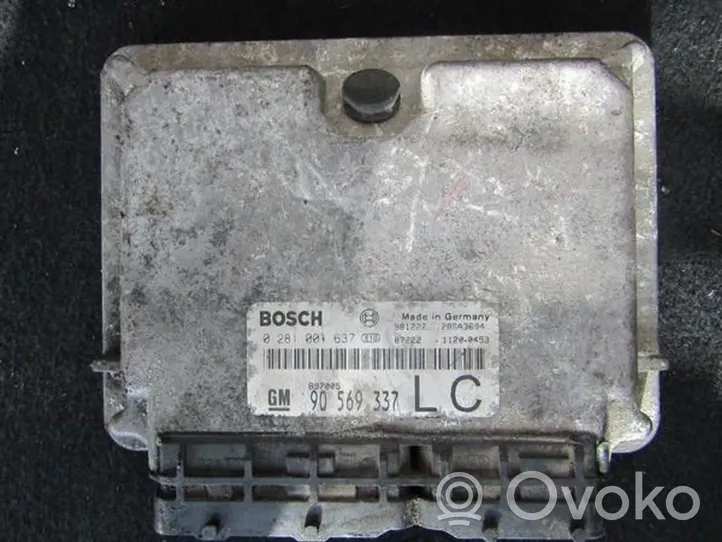 Opel Sintra Calculateur moteur ECU 90569337lc