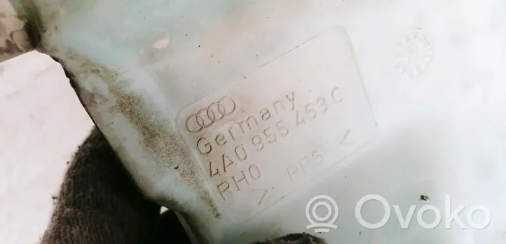 Audi 100 S4 C4 Zbiornik płynu do spryskiwaczy szyby przedniej / czołowej 4A0955453C