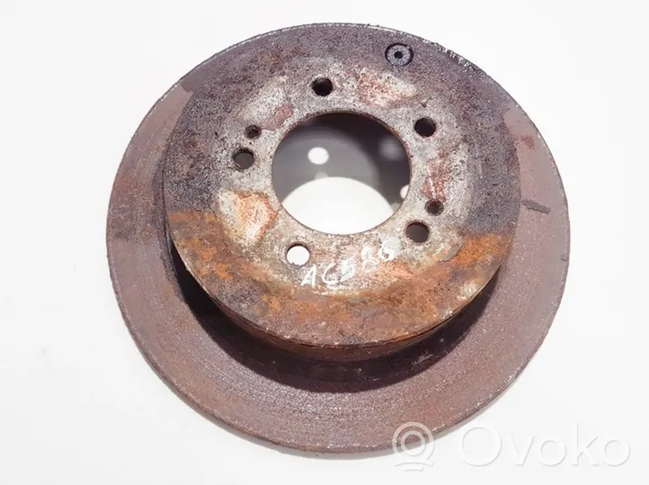 Mitsubishi Outlander Rear brake disc neventiliuojamas