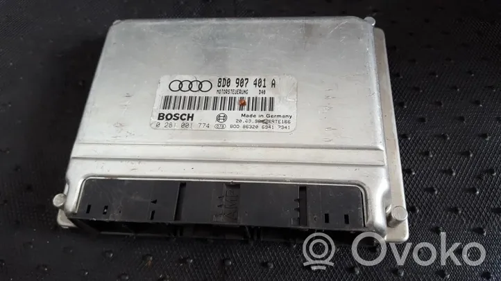 Audi A4 S4 B5 8D Centralina/modulo del motore 8d0907401a