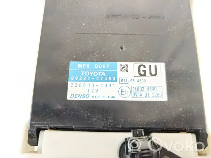 Toyota Prius (XW30) Kiti valdymo blokai/ moduliai 8922147380