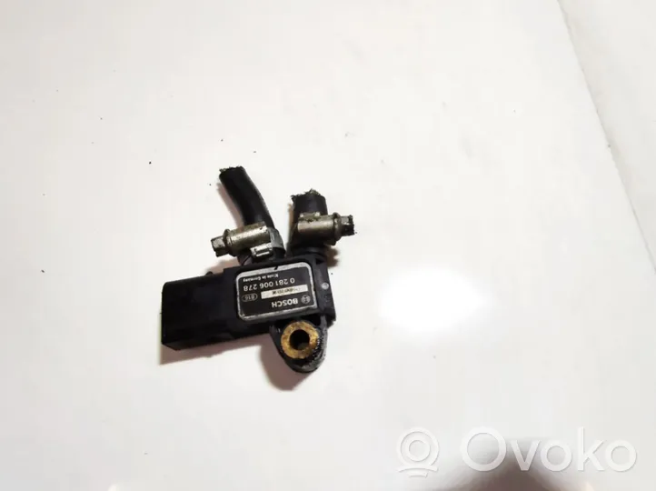 Mercedes-Benz E W211 Izplūdes gāzu spiediena sensors 0281006278