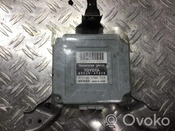 Toyota Prius (XW20) Gearbox control unit/module 8953547020