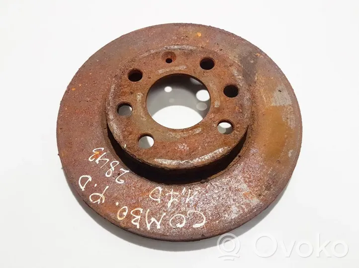 Opel Combo B Bremsscheibe vorne ventiliuojamas