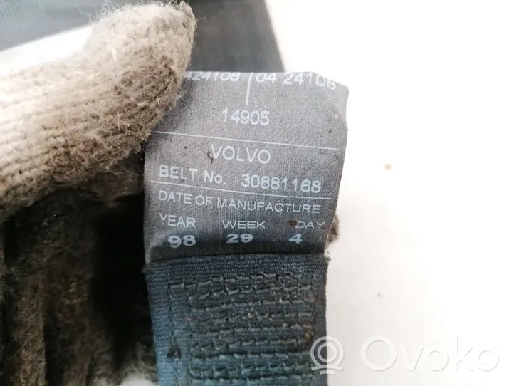 Volvo S40, V40 Ceinture de sécurité arrière 30881168