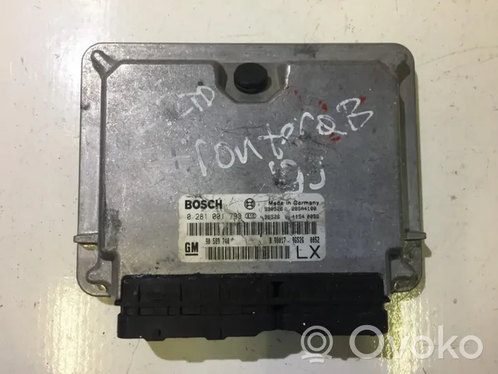 Opel Frontera B Engine control unit/module 0281001793