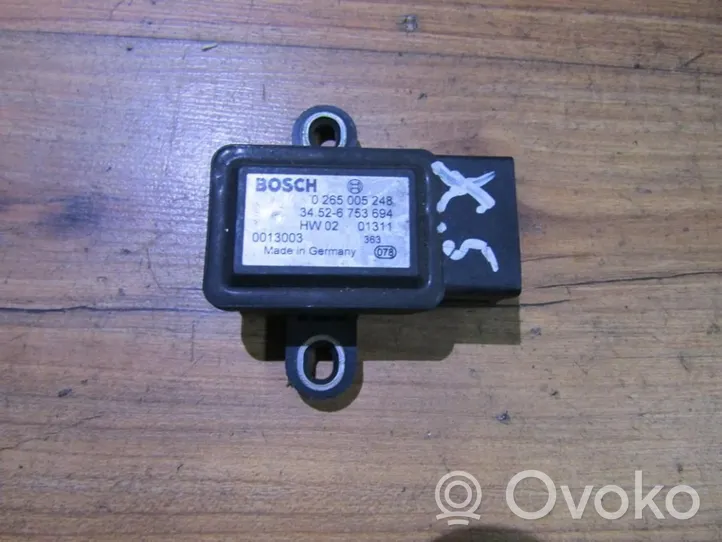 BMW X5 E53 ESP Drehratensensor Querbeschleunigungssensor 0265005248