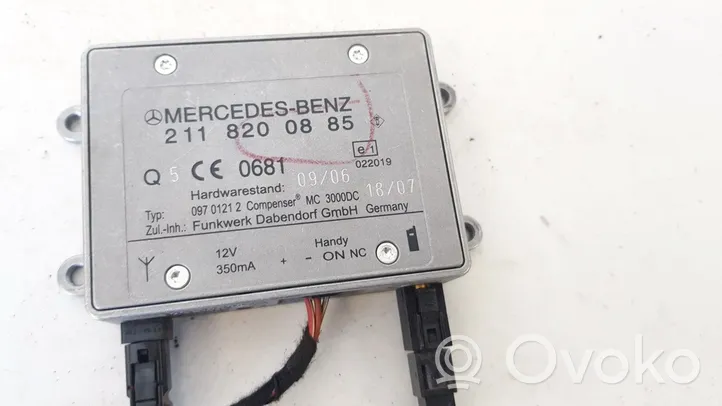 Mercedes-Benz ML W164 Module unité de contrôle d'antenne 2118200885