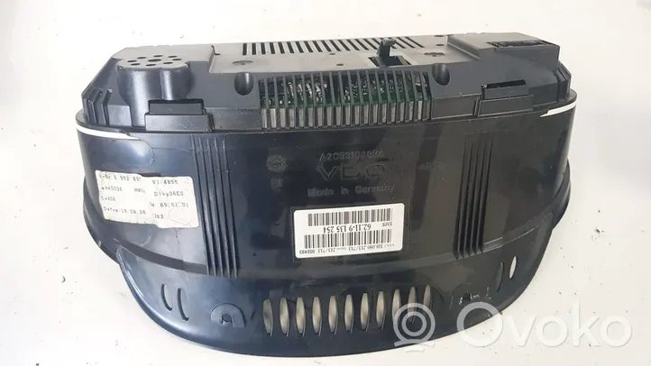 BMW 5 E60 E61 Tachimetro (quadro strumenti) 62119135254