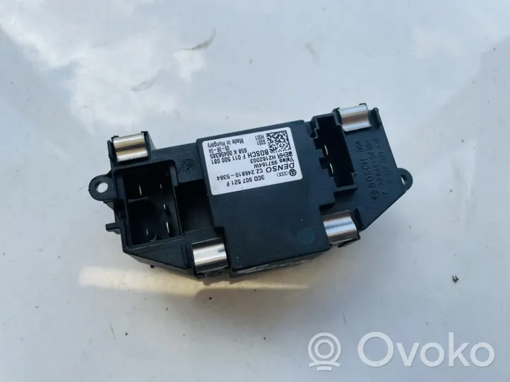 Volkswagen PASSAT B7 Heizungslüfter Regler Widerstand 3c0907521f