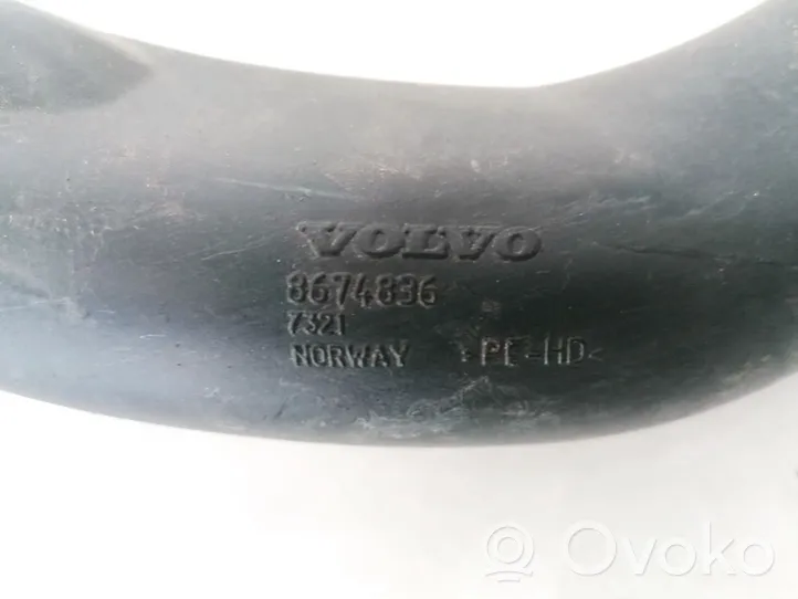 Volvo S60 Tube d'admission d'air 8674836