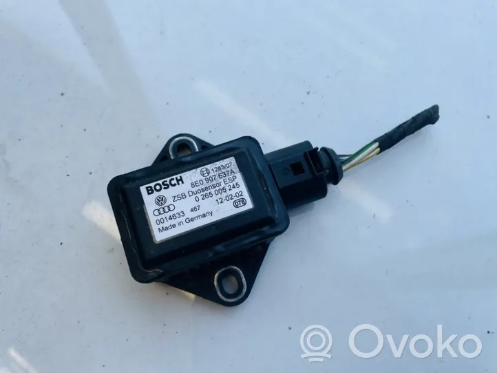 Audi A6 S6 C5 4B Sensore di imbardata accelerazione ESP 0265005245