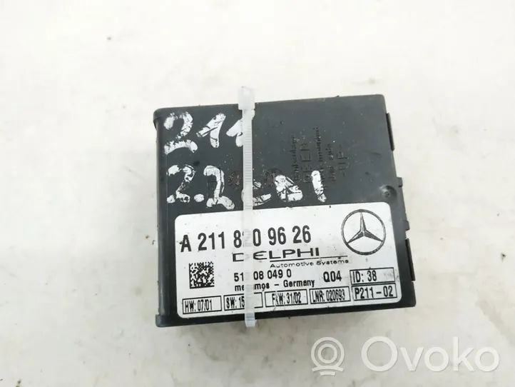 Mercedes-Benz E W211 Muut ohjainlaitteet/moduulit A2118209626