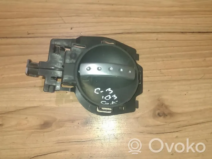 Citroen C3 Klamka wewnętrzna drzwi tylnych 9647164577