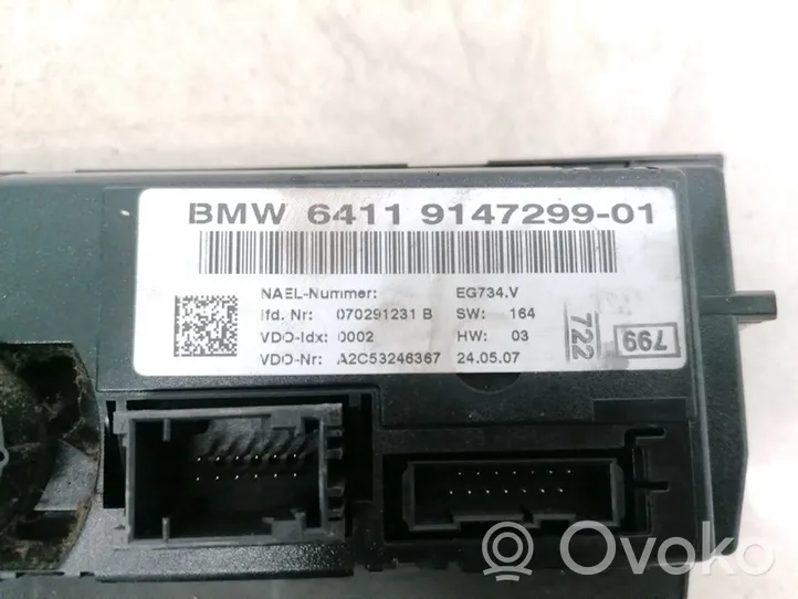 BMW 1 E81 E87 Panel klimatyzacji 6411914729901