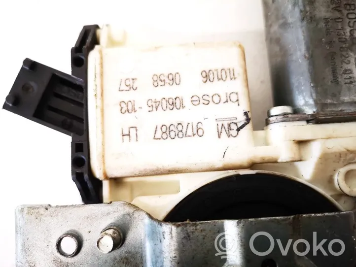 Opel Vectra C Priekinis varikliukas langų pakėlėjo 9178987