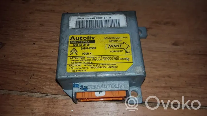 Citroen Xantia Airbag control unit/module 9628740580