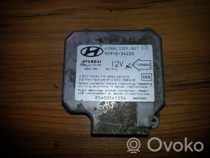 Hyundai Sonata Module de contrôle airbag 9591034220