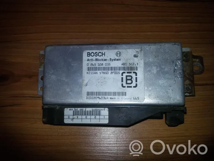 Nissan Primera Unidad de control/módulo del ABS 0265108035