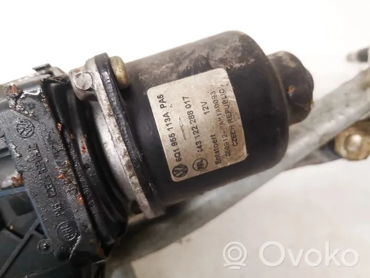 Volkswagen Polo Moteur d'essuie-glace 6q1955113a